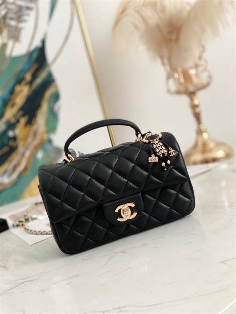 chanel bag black pink|Chanel pink bag 2021.